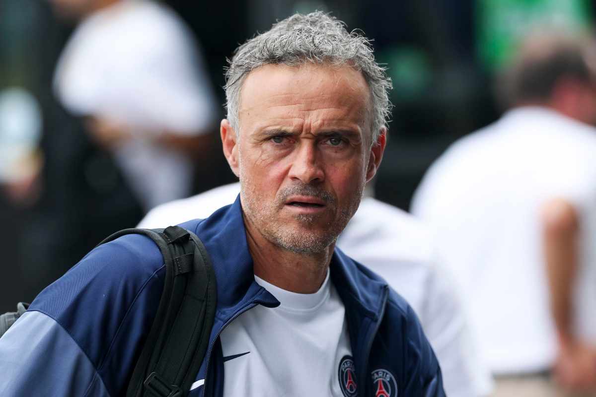 Luis Enrique in primo piano