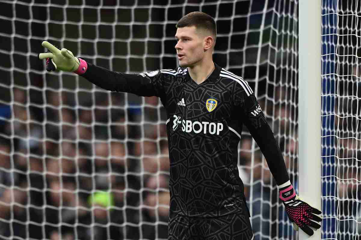 Meslier durante una partita