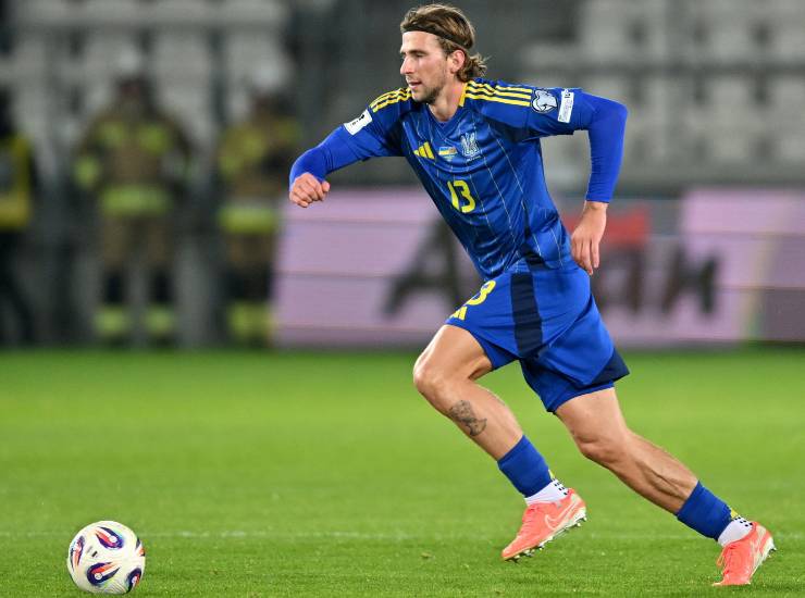 Zabarnyi durante una partita