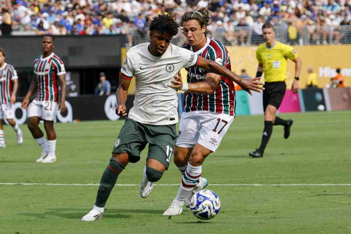 Andrey Santos con il Chelsea