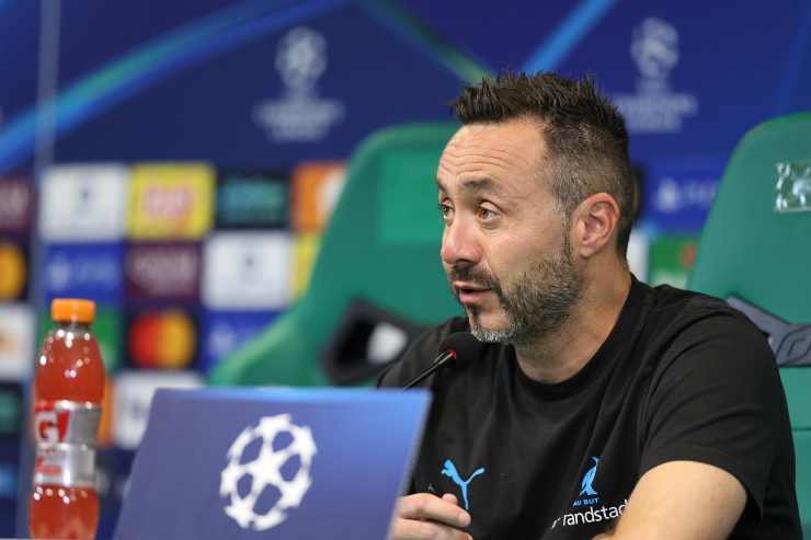 De Zerbi conferenza Champions