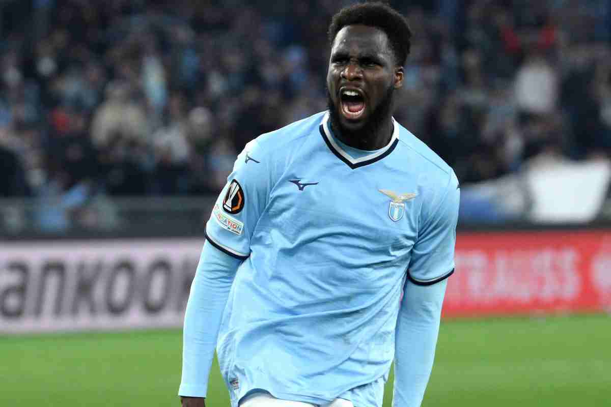 Dia esulta con la Lazio