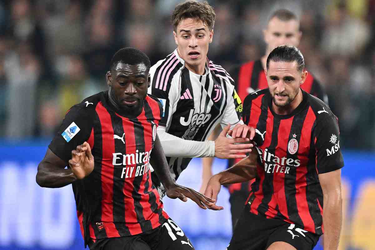 Rabiot in campo con il Milan infortuni