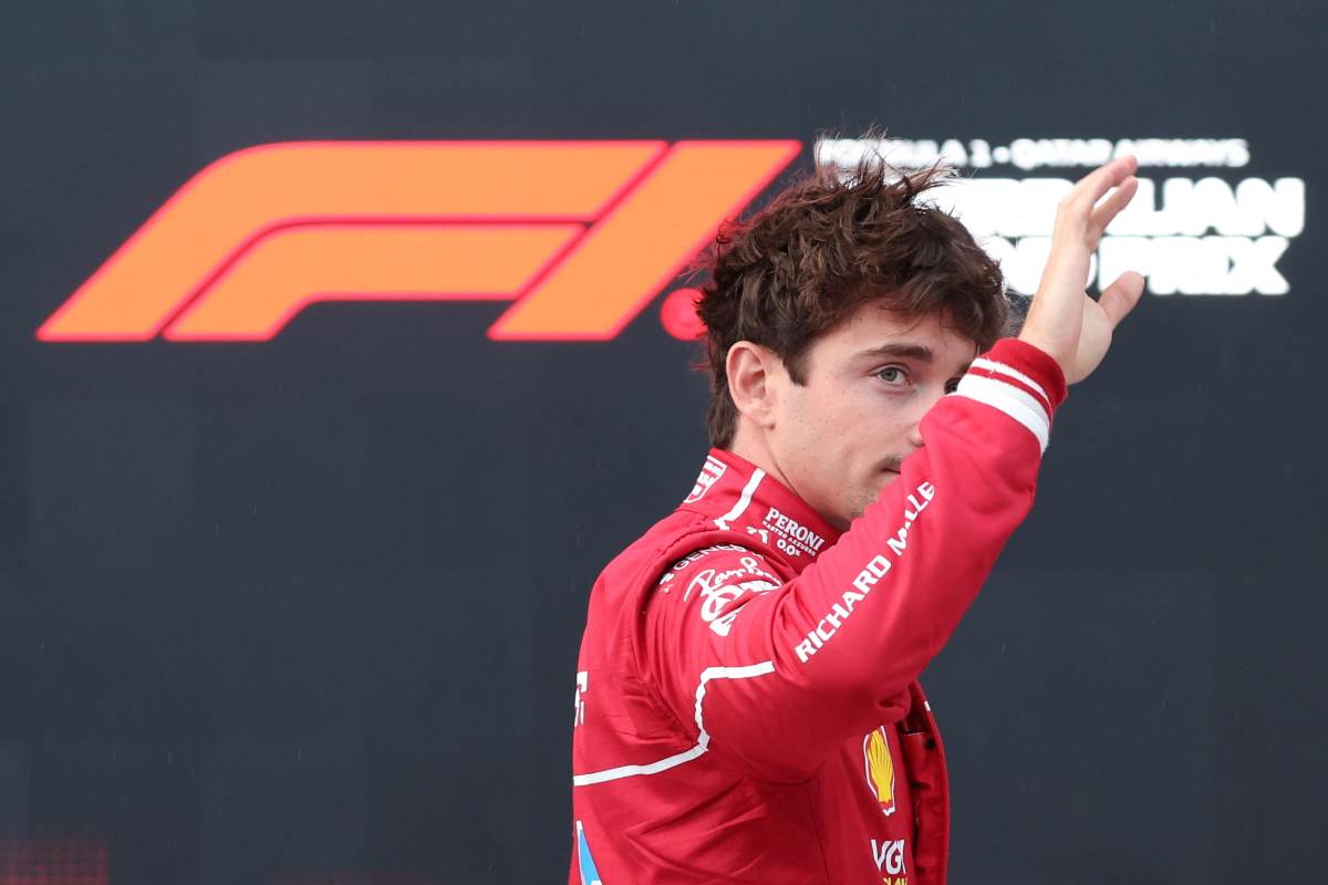 Charles Leclerc alla fine del gran Premio di Singapore