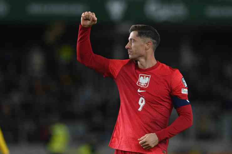Lewandowski con la Polonia