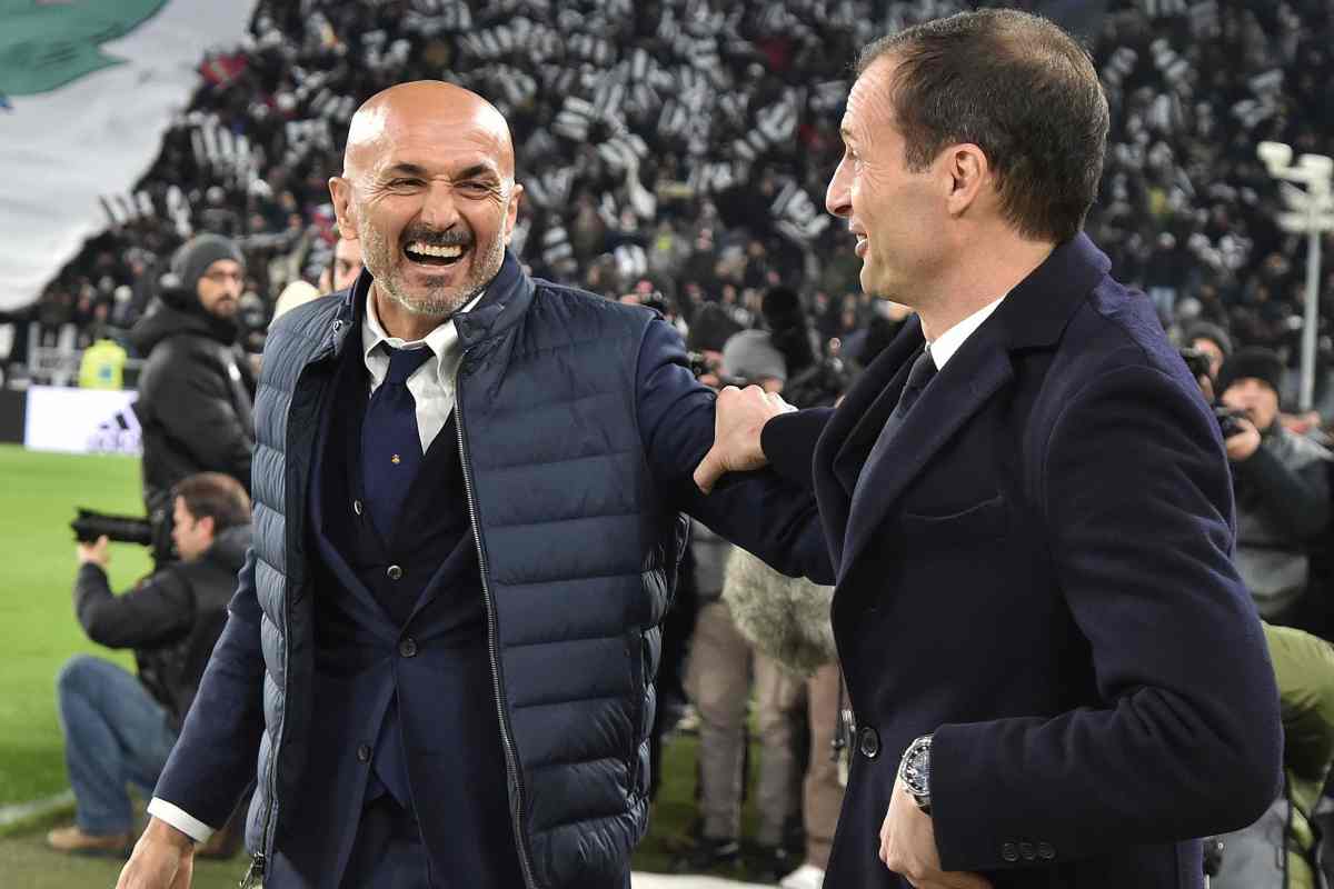 Spalletti Allegri ridono