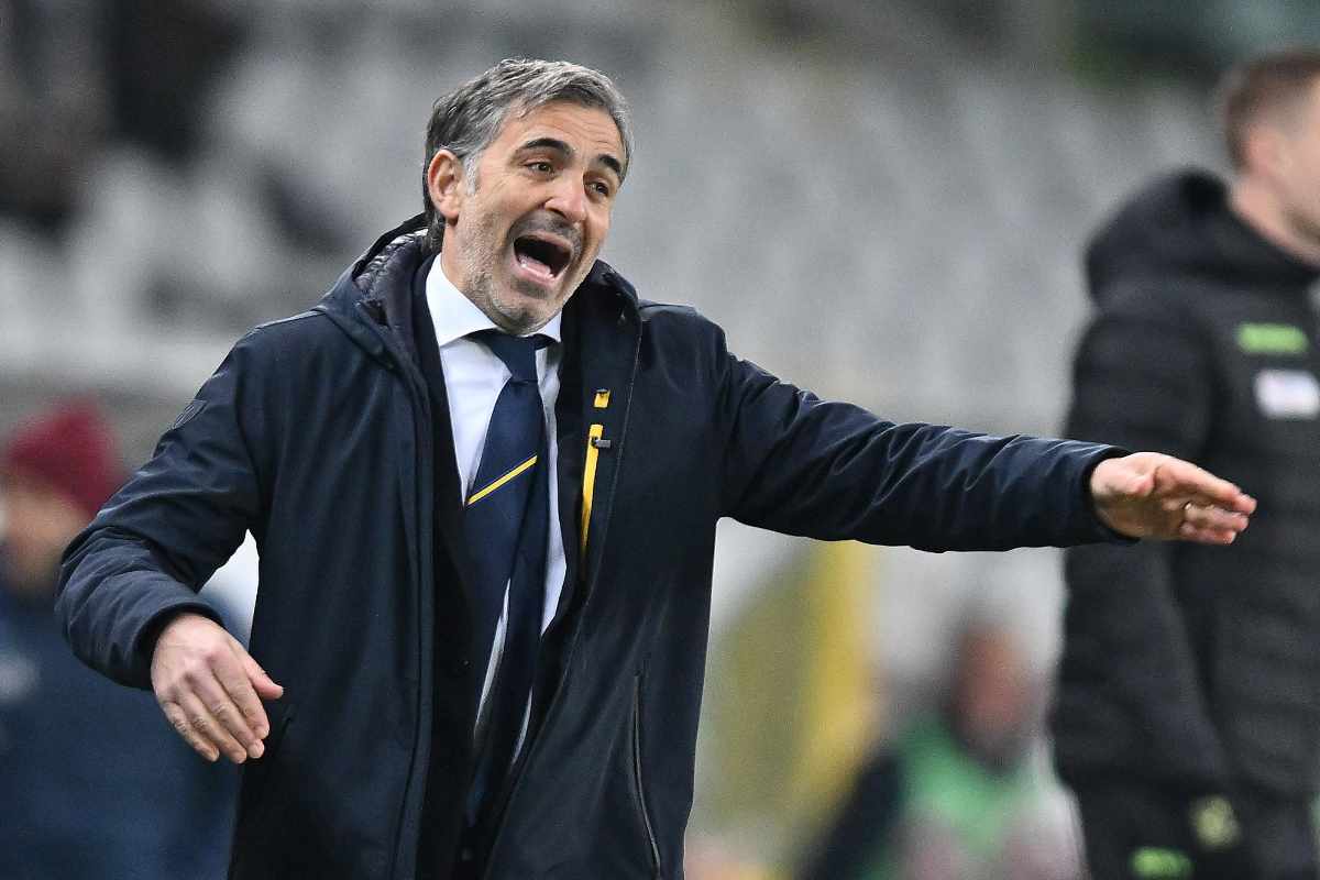 L'allenatore Fabio Pecchia quando guidava il Parma