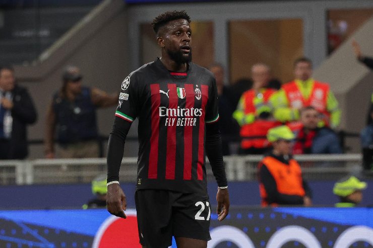 Il giocatore Origi durante la sua esperienza al Milan