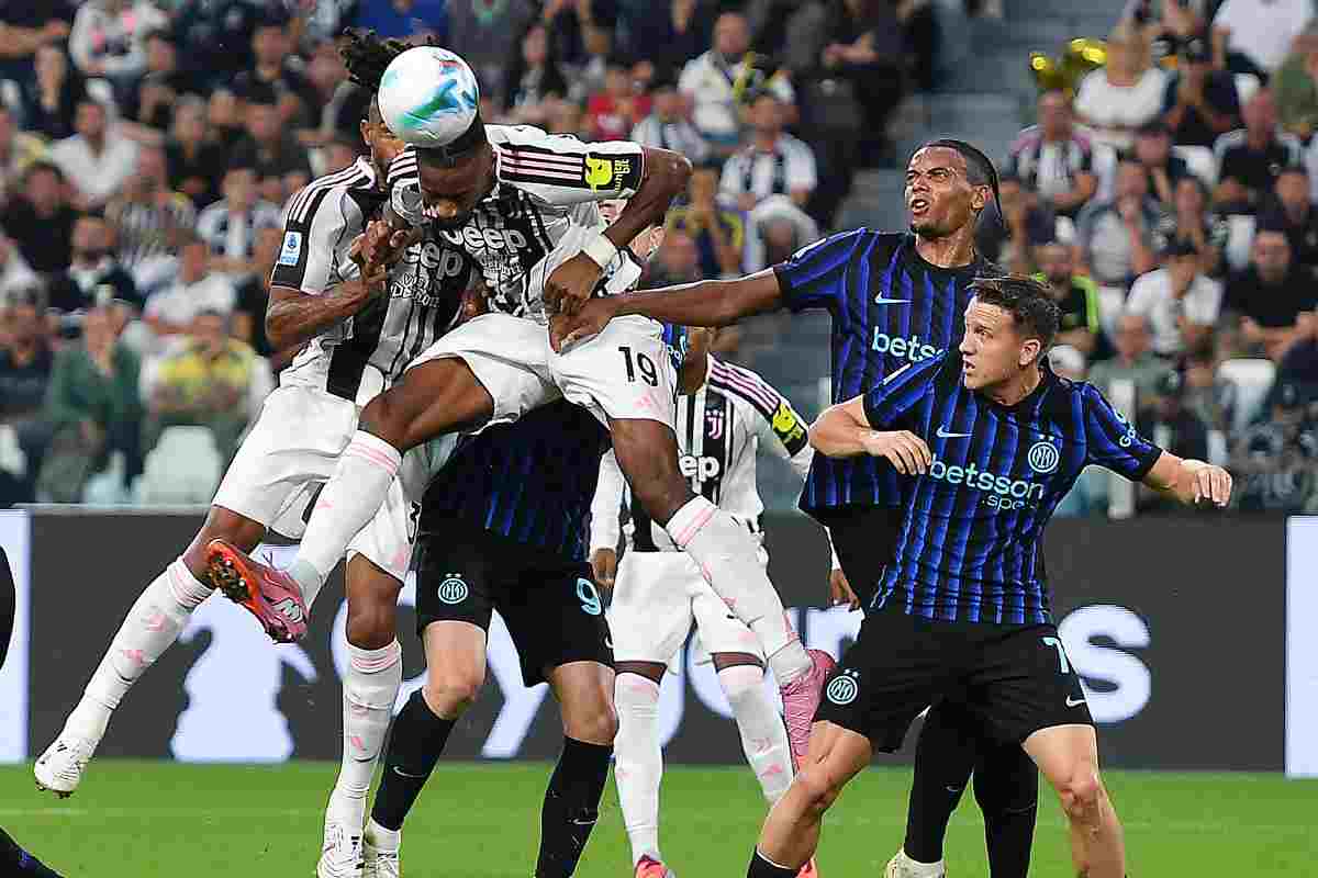 Un momento di Juventus Inter