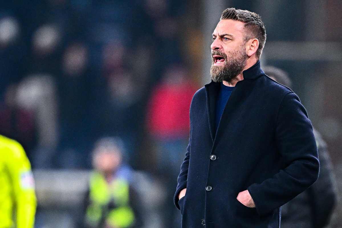 Daniele De Rossi durante l'ultima gara del Genoa contro il Cagliari vinta per 3-0
