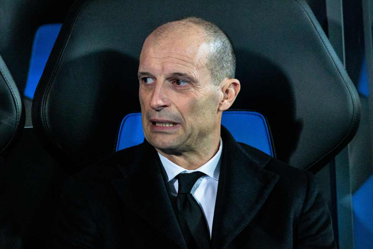 Massimiliano Allegri poco prima della gara di Pisa