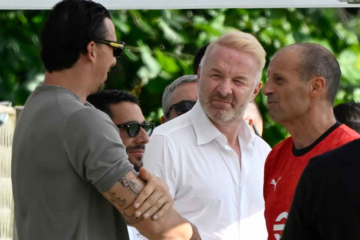 Il Milan con Tare, Ibrahimovic e Allegri al lavoro per il futuro