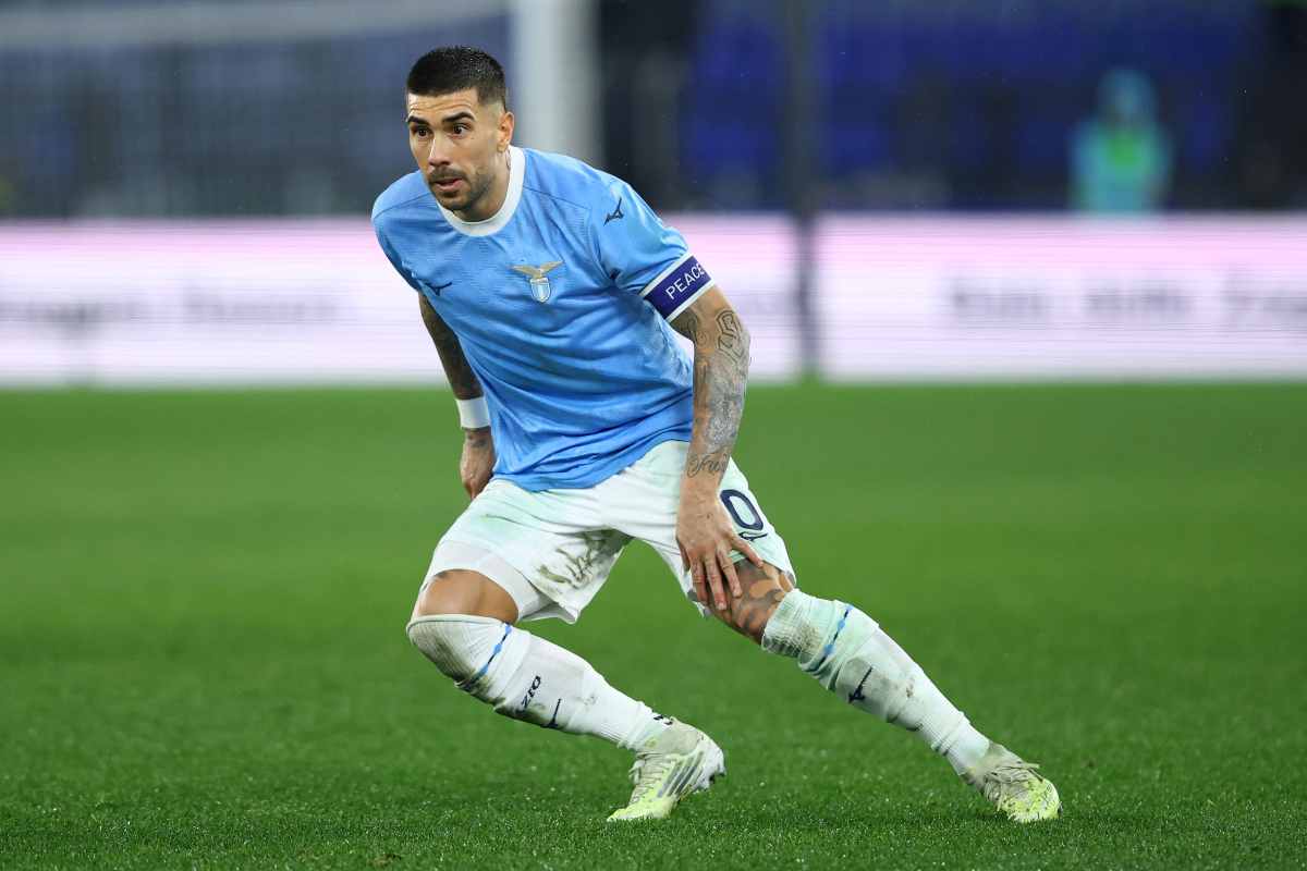 Mattia Zaccagni in azione durante la sfida col Como