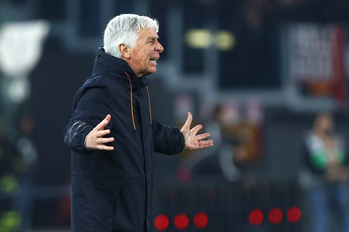 Gian Piero Gasperini mentre cerca di spronare i suoi giocatori