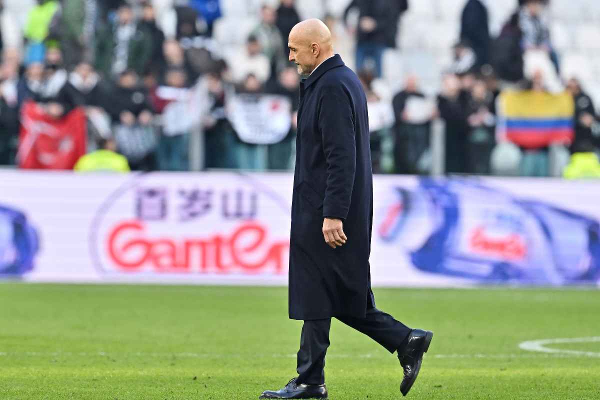 Luciano Spalletti alla fine di una gara della Juventus
