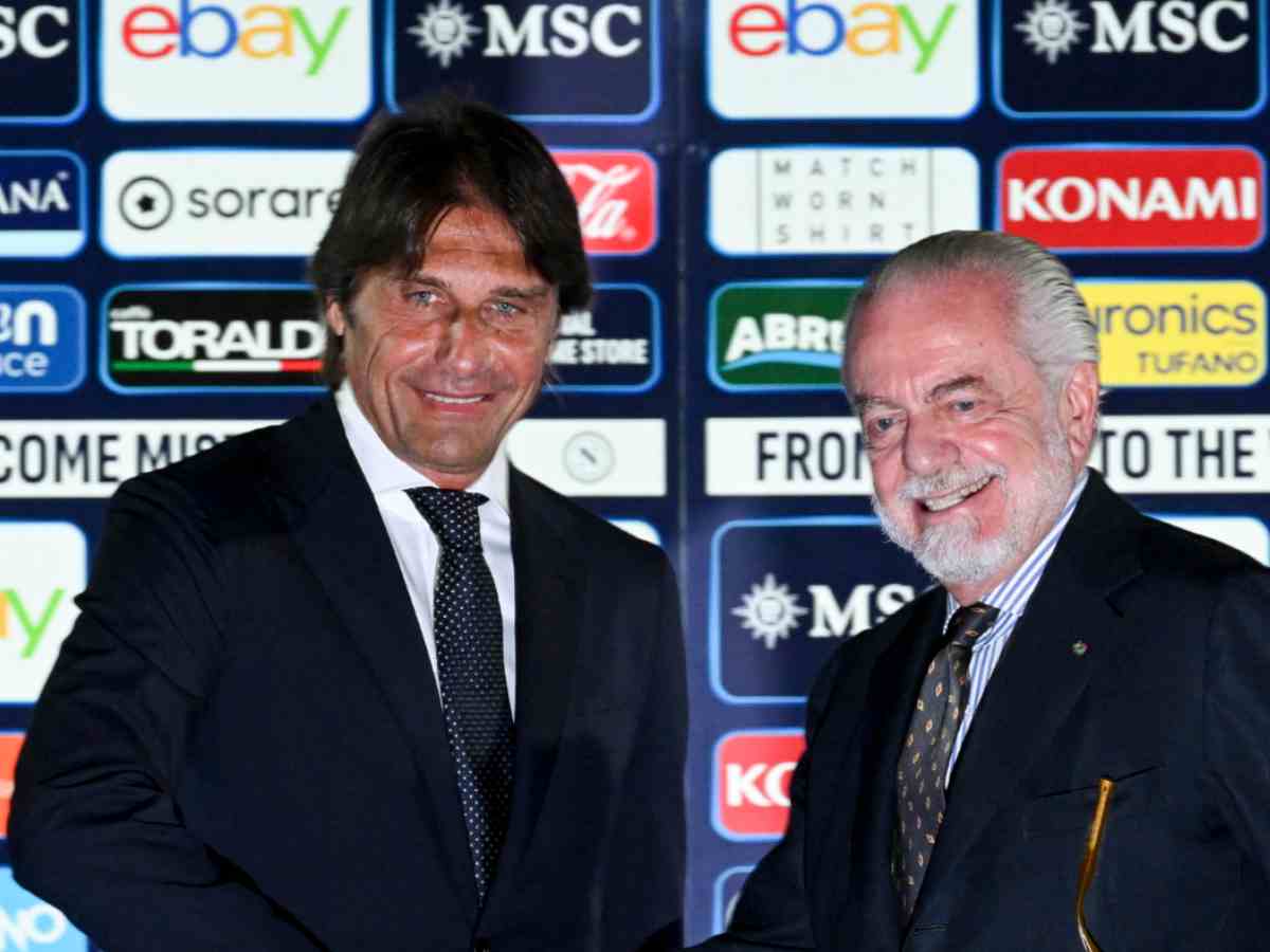 Antonio Conte e Aurelio De Laurentiis 