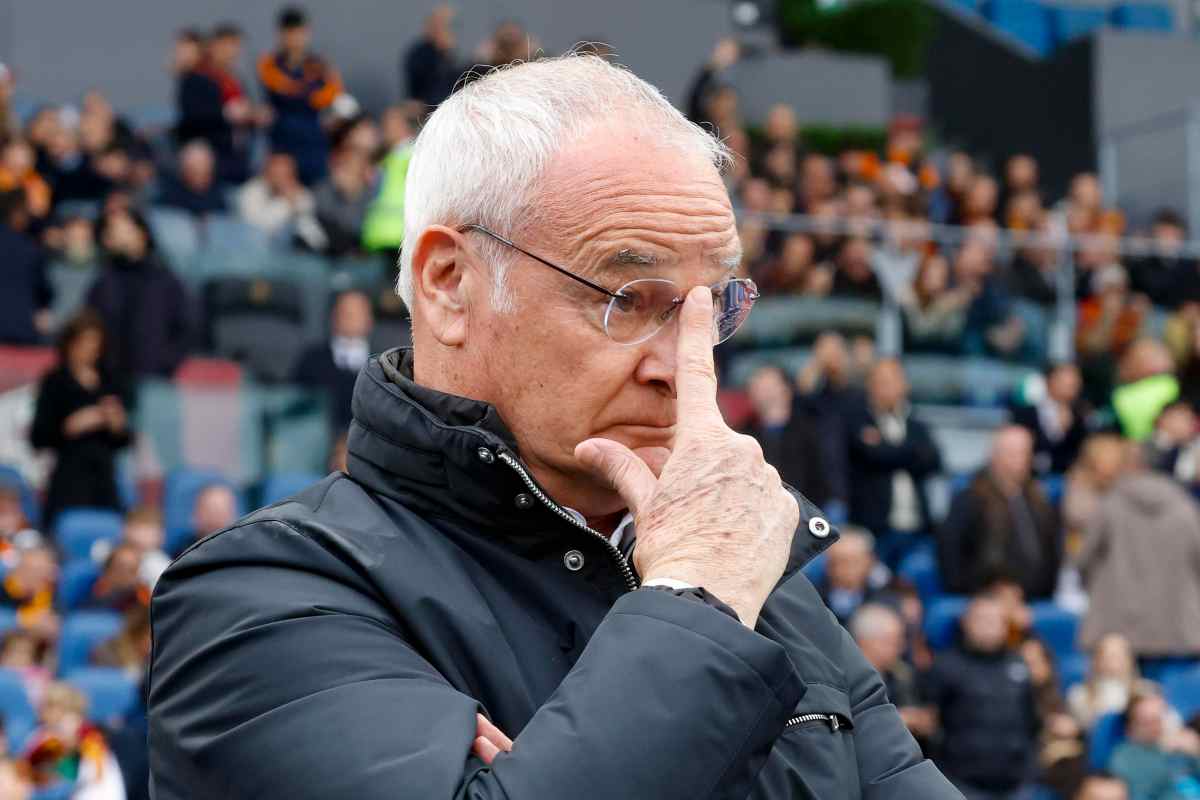 Claudio Ranieri ai tempi in cui faceva l'allenatore della Roma