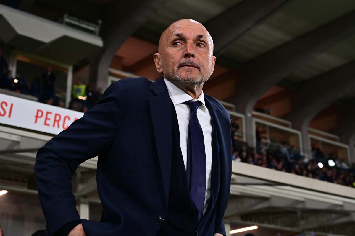 Luciano Spalletti prima di una gara di campionato