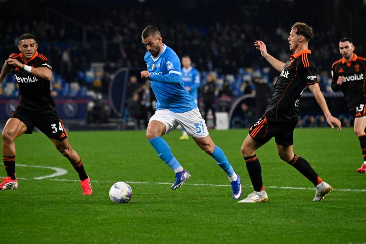 Spinazzola in azione in Champions League