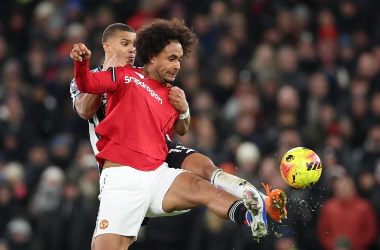 Zikzee durante una gara di Premier League