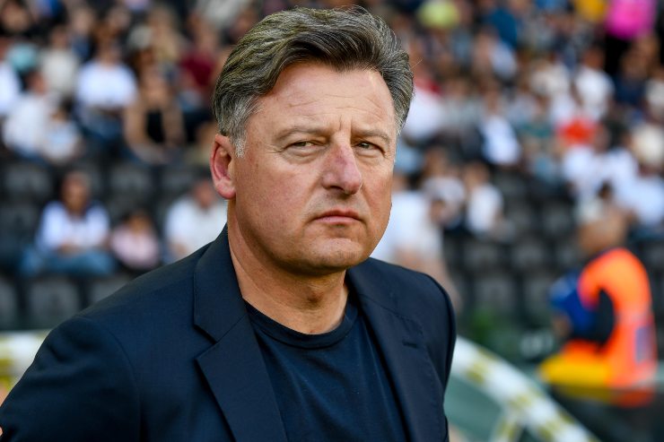 Runjaic poco prima di cominciare una gara con l'Udinese