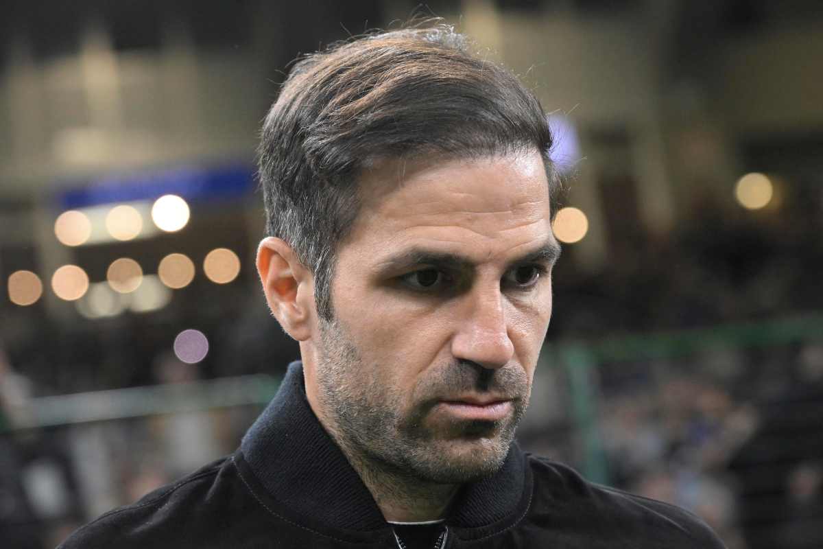 Il tecnico del Como Cesc Fabregas alla fine di una gara