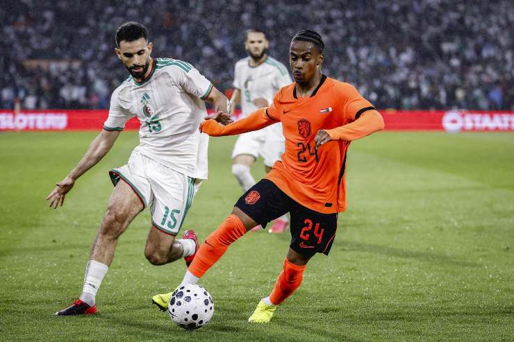 Summerville del West Ham mentre gioca con l'Olanda
