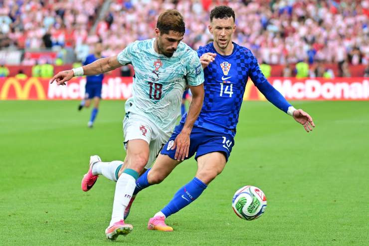 Ivan Perisic durante i mondiali americani con la Croazia
