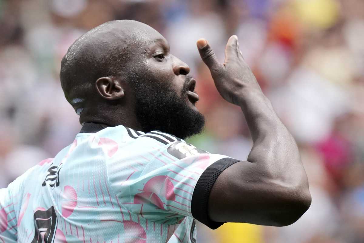 Romelu Lukaku durante una gara di campionato
