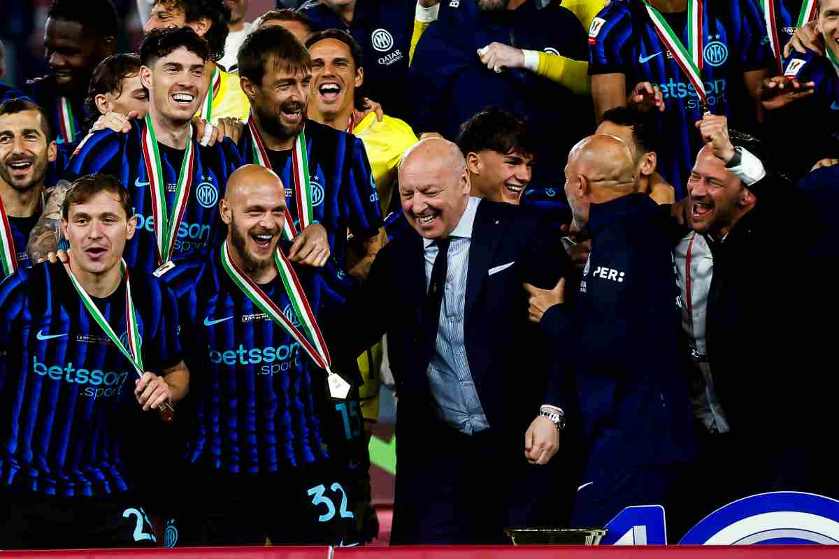 Il presidente dell'Inter Marotta nel giorno dello scudetto