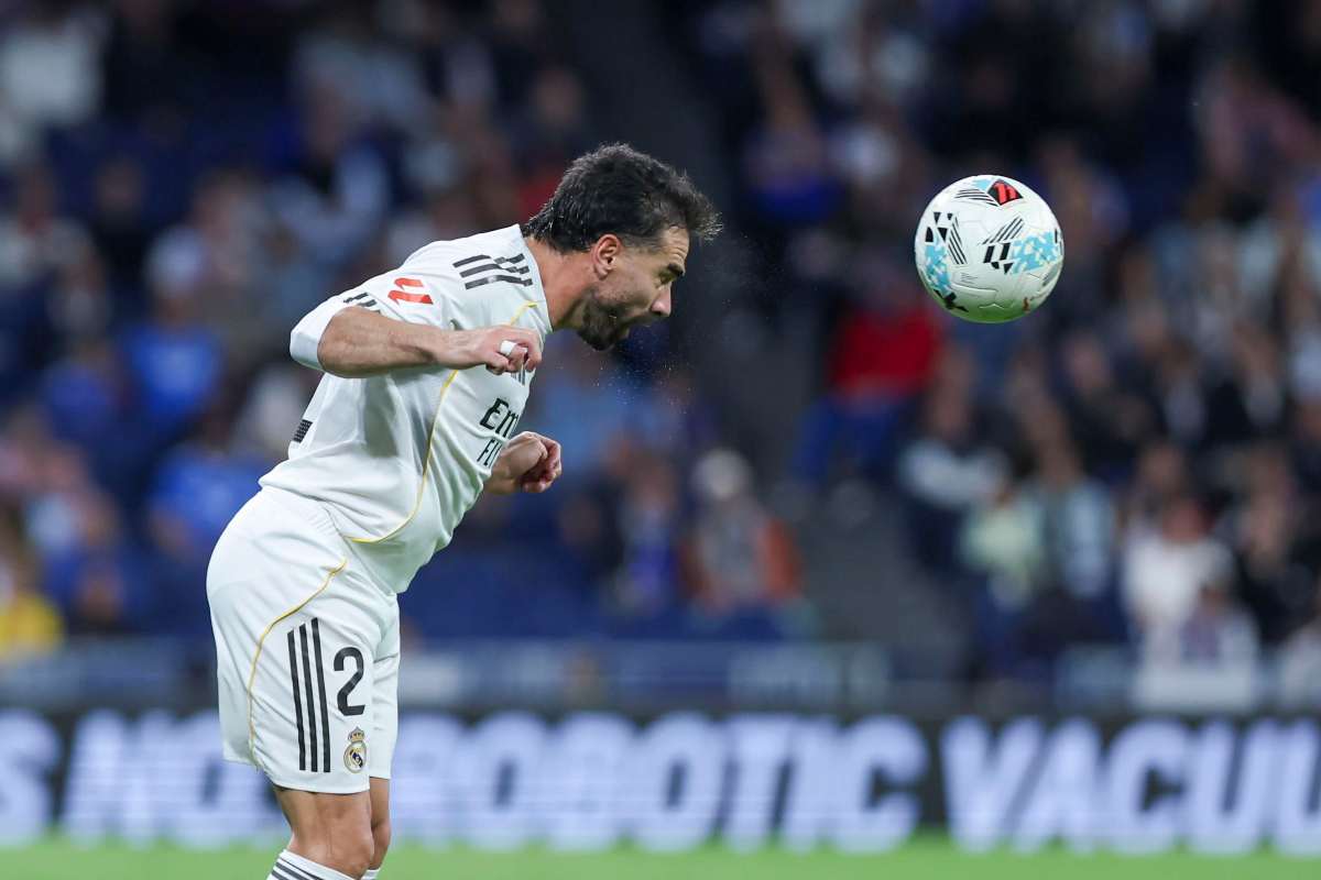 Carvajal durantae una gara del Real Madrid in Champions