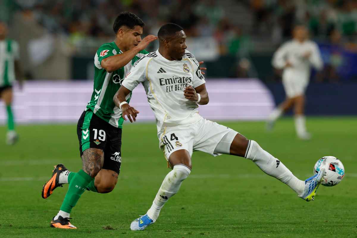 Alaba in occasione di una gara di Champions col Real Madrid