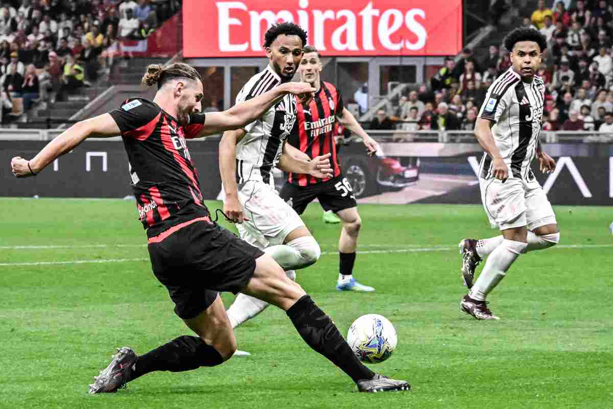 Un momento di Juventus Milan