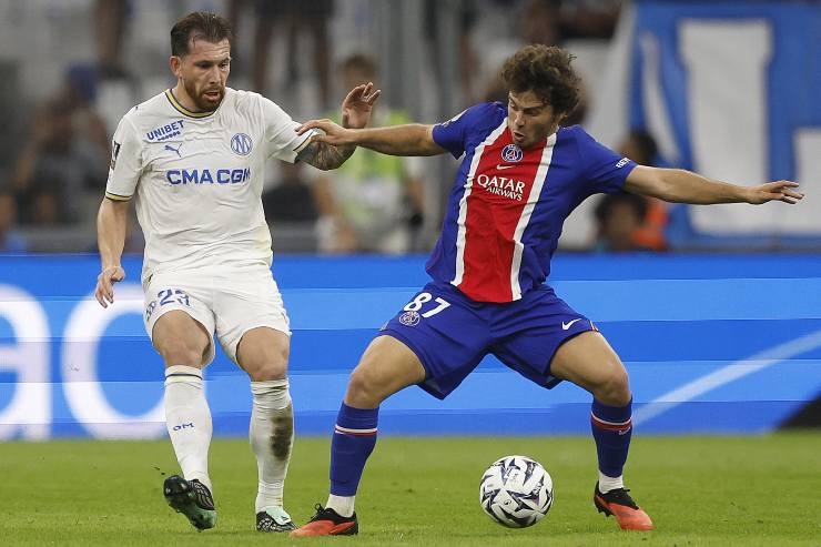 Il giocatore danese dell'Olympique Marsiglia Hojbjerg
